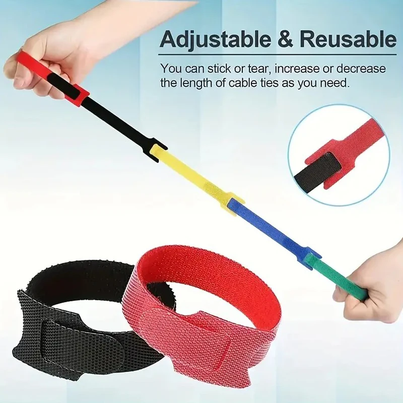 50pcs Reusable Hook และ LOOP C - Gear Tie Reusable บทวิจารณ์และราคา