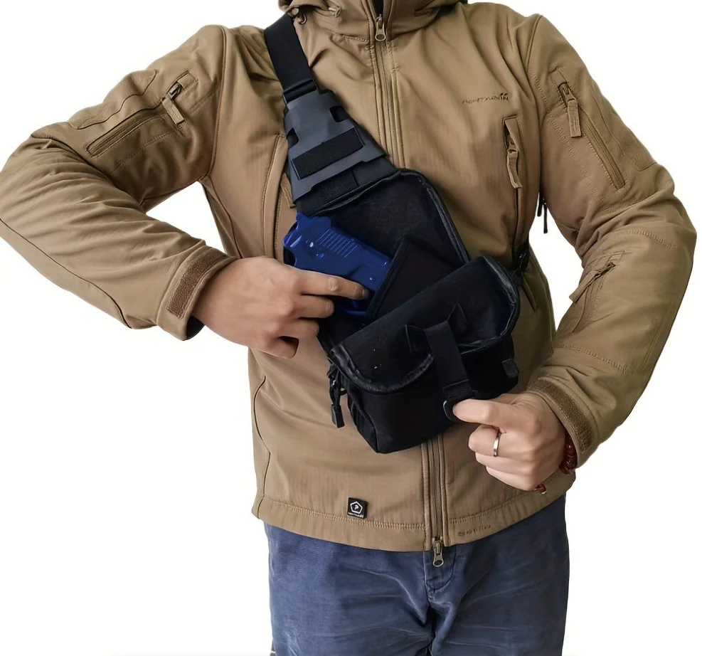 กระเป๋าสะพายแบบยุทธวิธีสำหรับพ - Edc Pistol Carry Bag บทวิจารณ์และราคา