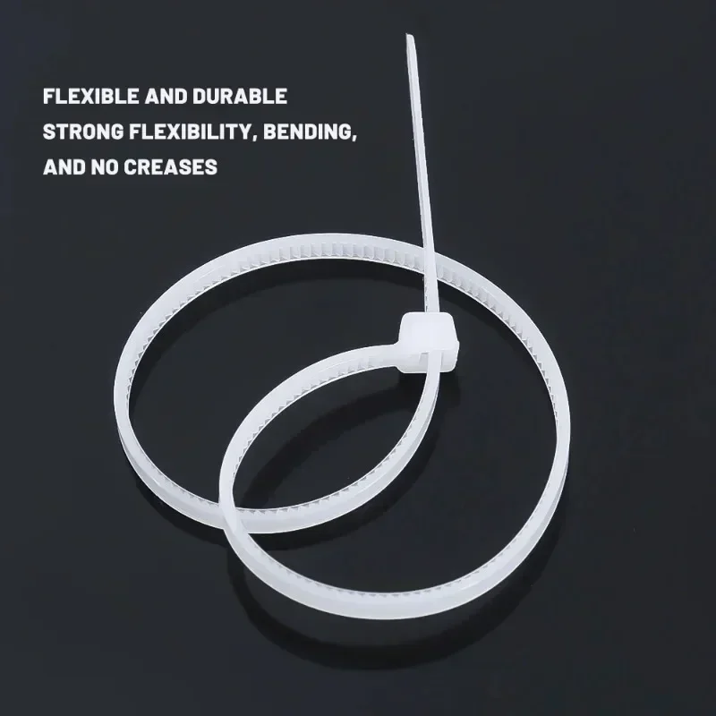200/100Pcs NYLON CABLE TIES ปร - Gear Tie Reusable บทวิจารณ์และราคา