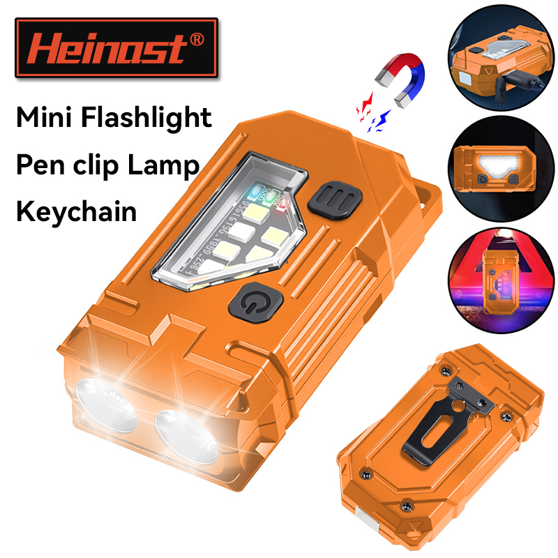 พวงกุญแจมินิ EDC ไฟฉายแบบชาร์จ - Keychain Flashlight บทวิจารณ์และราคา