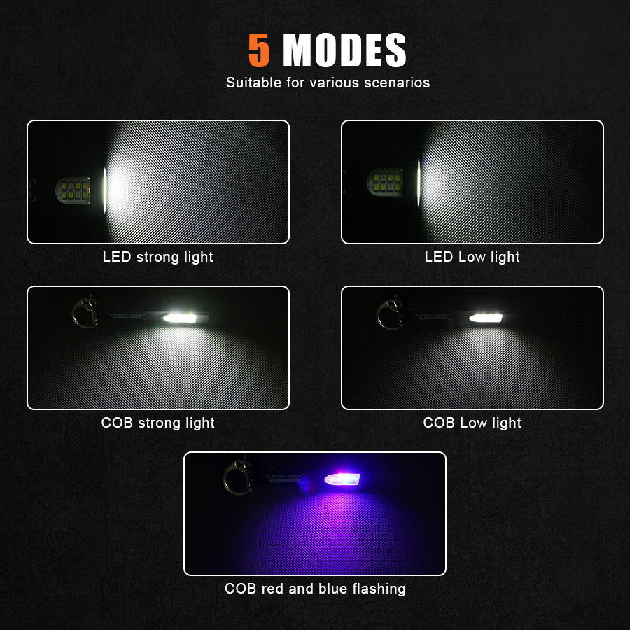 ไฟฉายพวงกุญแจ LED COB มินิอเนก - Keychain Flashlight บทวิจารณ์และราคา