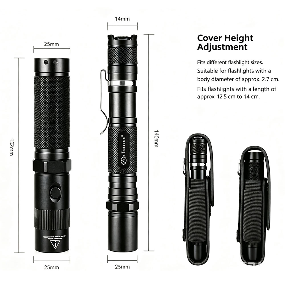 กระเป๋าใส่ไฟฉาย T309 แบบยุทธวิ - Edc Carry Holster บทวิจารณ์และราคา