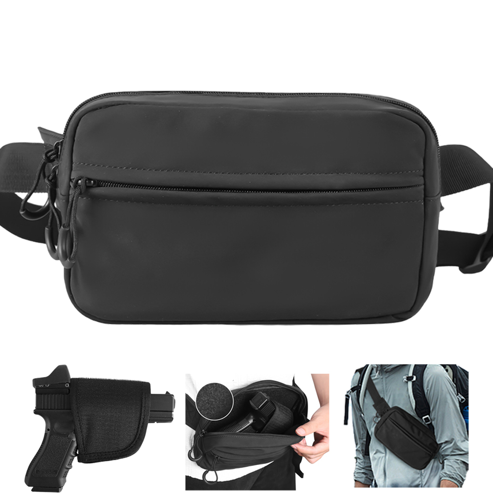 ยุทธวิธีCrossbodyกระเป๋าปืนพกเ - Edc Pistol Carry Bag บทวิจารณ์และราคา