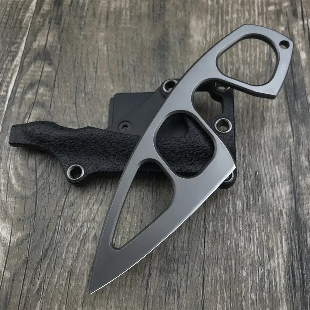 มีดคอแข็งแรงทนทาน ใบมีด 440C พ - Edc Pocket Carry Fixed Blade บทวิจารณ์และราคา