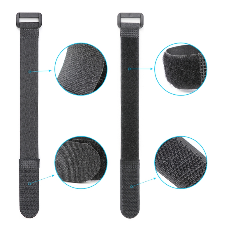 สายรัดแบบตะขอและห่วงสีดำ 20 ชิ - Gear Tie Reusable บทวิจารณ์และราคา